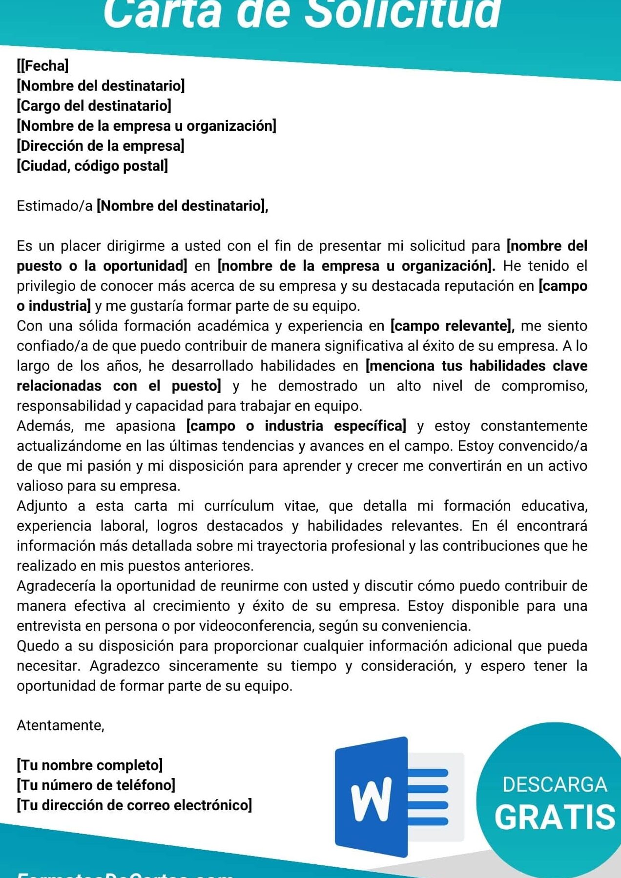 Carta Formal Solicitando Cambio De Nombre Carta Poder | Créala En